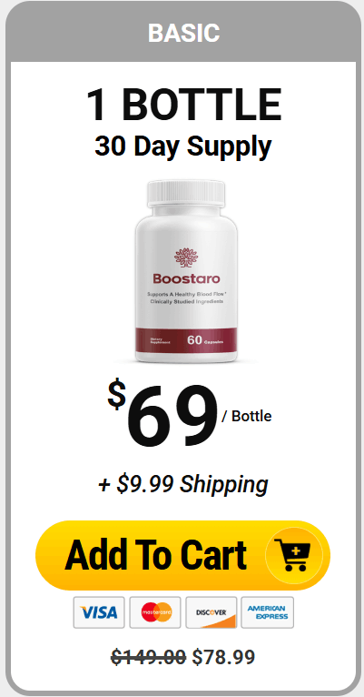 Boostaro 1 bottle offer